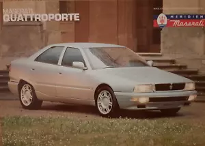 1995 / 1996 MASERATI QUATTROPORTE car sales brochure / prospekt / catalogue - Picture 1 of 4