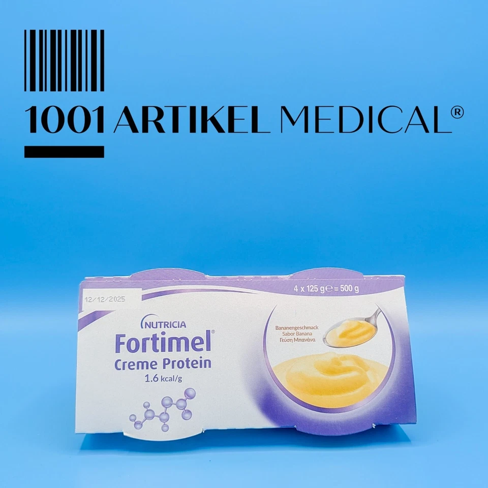 NEU Nutricia Fortimel Creme Protein Banane 32x 125g - KEIN FRESUBIN 2 kcal 12/25