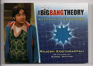 Big Bang Theory Season 5 Costume Card M4 V1 Rajesh Koothrappali - Picture 1 of 1