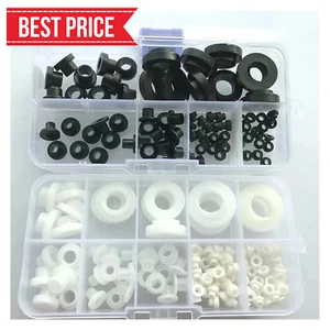 2 T-Type Plastic Washer Nylon Transistor Gasket Spacer Screw Thread ProtectorKit - Picture 1 of 7