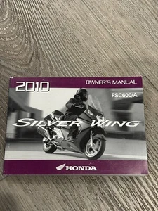 OEM HONDA 2010 SILVERWING SILVER WING FSC600/A FSC 600 FSC600 OWNERS MANUAL - Picture 1 of 2