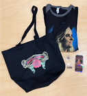 Melissa Etheridge 2021 Tour XL 3/4 Sleeve Shirt, Pins, Tote VIP Bundle