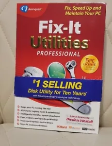 Avanquest Fix-It Utilities Professional Windows PC Registry Cleaner - NEW - - Picture 1 of 2
