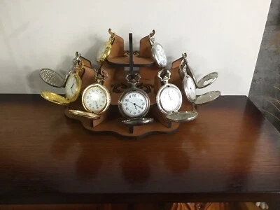 Pocket watch holder / display stand  (10 Watches) Half Circle Design - Image 1 of 4