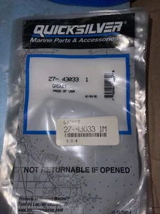 QUICKSILVER,MERCURY MARINE,GASKET;P/N 27-43033 1. - Bild 1 von 4