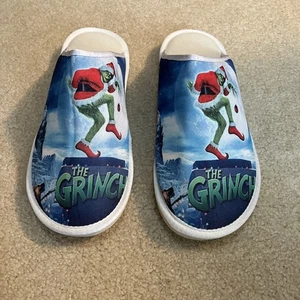 Zapatillas Dr. Seuss El Grinch Estola Navidad Navidad Jim Carrey Película Talla 11 Nuevas sin Etiquetas - Imagen 1 de 9