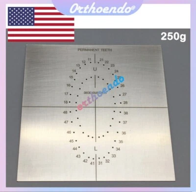 Placa perforada de acero inoxidable con orificio perforado de goma dental Foto 1 de 4