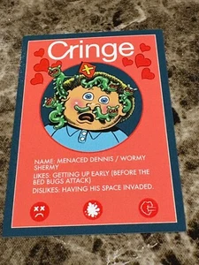MENACED DENNIS WORMY SHERMY Garbage Pail Kids Valentines Day Dating Profile #5 - Picture 1 of 2