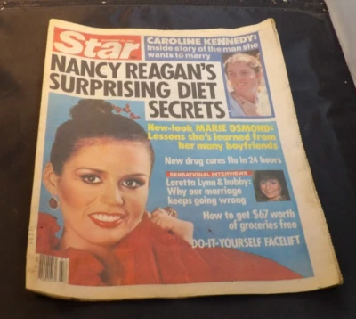 STAR TABLOID MAGAZINE Nov, 1981 MARIE OSMOND, CAROLINE KENNEDY Foto 1 de 2