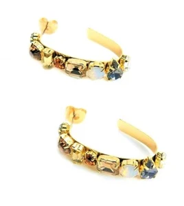 TS TAKING SHAPE Daybreak Hoop Earrings crystal festive jewelry jewellery NWT! - Picture 1 of 2