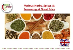 Herbs, Spices & Chilli  - Whole & Ground From Around The World Over 50 Varieties - Picture 1 of 50