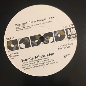 Simple Minds Alive Kicking Don't You Forget About Me L 12" RADIO single PROMO LP - Picture 1 of 9