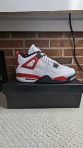 Size 12 - Jordan 4 Retro Mid Red Cement - Picture 1 of 9