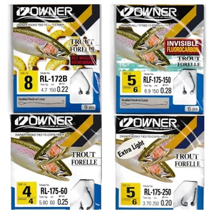 Owner® Gebundene Forellenhaken Alle Größen und Vorfachlägen 4 6 8 10 12 - Bild 1 von 35