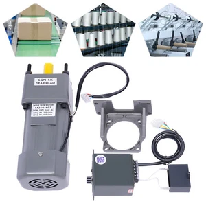 Motor eléctrico de engranaje de CA de 220 V 250 W controlador de velocidad variable salida 0-270 RPM - Imagen 1 de 18