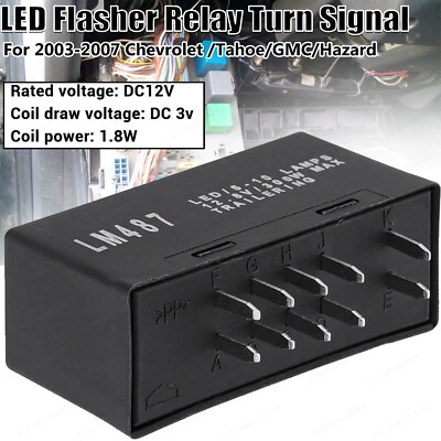 Señal de giro relé intermitente LED advertencia de peligro para Chevrolet Tahoe GMC 2003-2007 Foto 1 de 4