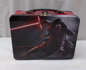 Star Wars Large Tin Tote Lunch Box Kylo Ren The Force Awakens - Picture 1 of 13