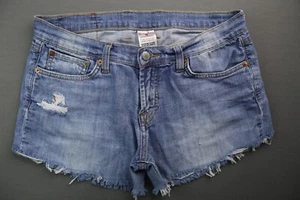 Vintage Lucky Brand Cut Off Jean Shorts Distressed Sz 10/30 (Msr 31x3) - Picture 1 of 6