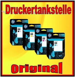 Original HP 88 Jeu C9385AE C9386AE C9387AE C9388AE Officejet K5300 K5400 K5456 - Photo 1/2