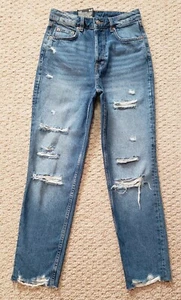 Divided by H&M Mom Jean Extra High Waist Ankle Length Women's Size 2 x L25.5 NWT - Picture 1 of 8