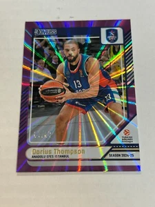 2024-25 DONRUSS EUROLEAGUE DARIUS THOMPSON 81/99 PURPLE LASER ISTANBUL SP - Picture 1 of 2