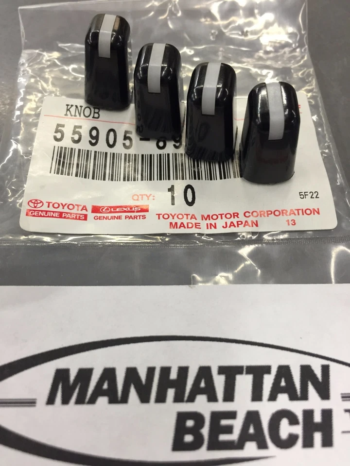 ️ Toyota AC Heater Control Knob Kit Rav4 Paseo Tercel Corolla T100 OEM