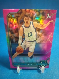2021-22 Bowman U Chrome 1st Bowman Joey Baker Pink Refractor #54 - Picture 1 of 2