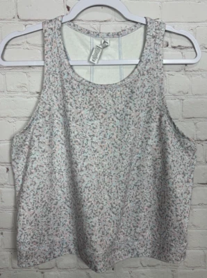 RBX Active Crop Tank Top Women's M Pastel pink blue gray, GUC workout gym run - Image 1 of 3