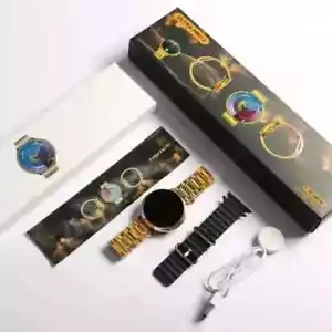 Ultra Pro 2 Round Dial 1.52 Inch Display Logo & 2 Straps - Picture 1 of 5