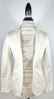 Gap White Corpcore 极简主义 Normcore 航海胶囊外套夹克 尺寸 0 — 第 1/4 张图片