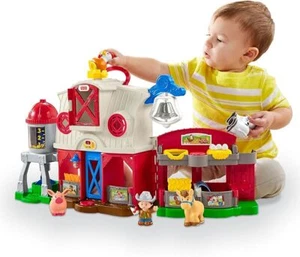 Fisher-Price Little People Pflege von Tieren Bauernhof | Kleinkind Spielzeug mit Bauernhof An - Bild 1 von 1