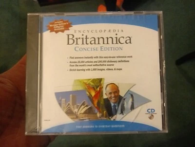 Software PC Encyclopedia Concise Edition NEW SEALED Jewel - Image 1 of 2