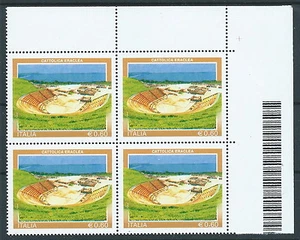 2007 ITALIA CATTOLICA ERACLEA QUARTINA VARIETà MANCANZA COLORE NERO MNH ** - 1 - Picture 1 of 1