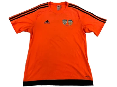 VTG Valencia CF Global Premiere Soccer Europe Orange Training Jersey Men's LARGE - Image 1 of 4