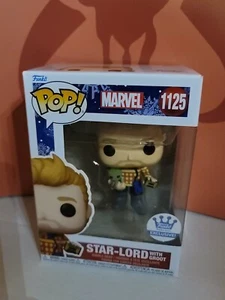 Marvel #1125 Funko POP!  Star-Lord con Groot (Funko Shop) - Imagen 1 de 6
