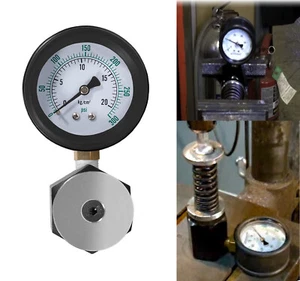 0-300 PSI 66835 Universal Mini Válvula Resorte Presión Probador Manómetro 0-20 kg/cm2 - Imagen 1 de 10