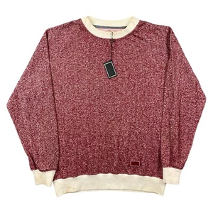Freshjive Pullover Top Pullover Größe Medium Langarm M Herren rot gesprenkelt Neu mit Etikett - Bild 1 von 13