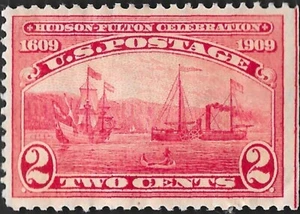 US Scott #372 1909 Hudson-Fulton Celebration Issue 2C Mint - Bild 1 von 1