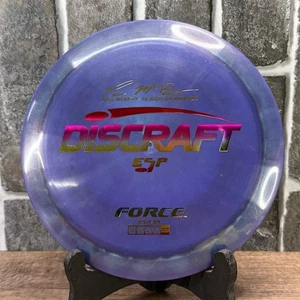 Discraft ESP Force Paul McBeth 5X Signature Disc Golf Driver Flake - Picture 1 of 7
