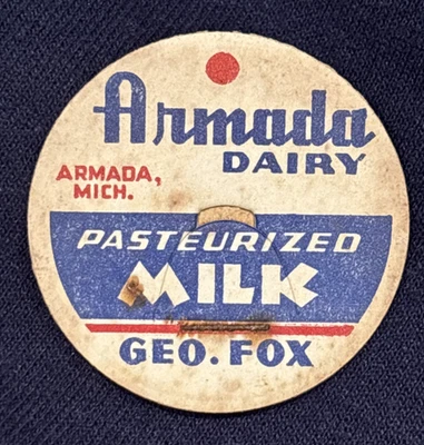 Gorra de leche vintage Armada Michigan azul Foto 1 de 3