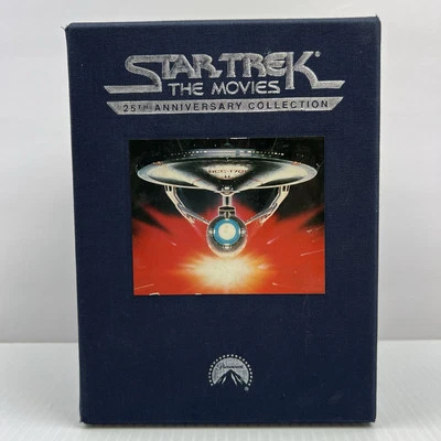 Star Trek "The Movies" 25th Anniversary Collector's VHS Box Set (1992) Vintage - Image 1 of 4