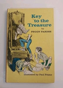 Key to the Treasure by Peggy Parish Vintage 1966 Weekly Reader Hardcover - Bild 1 von 9