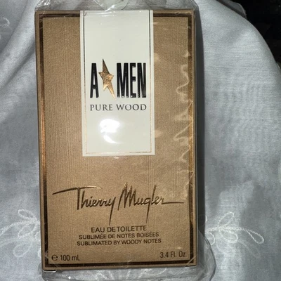 A*MEN PURE WOOD de Thierry Mugler 3,4 OZ/100 ML EAU DE TOILETTE EAU DE TOILETTE EAU DE TOILETTE SPRAY NUEVO EN CAJA  Foto 1 de 4