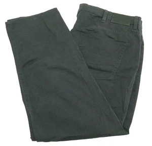 English Laundry Chino Pants Mens 40x30 Dark Gray Flat Front 5 Pockets Cotton - Picture 1 of 5