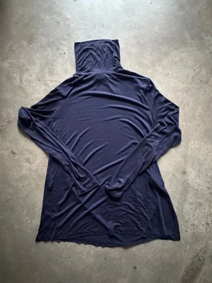 Женская матовая водолазка J.Crew темно-синяя размер M - Изображение 1 из 4