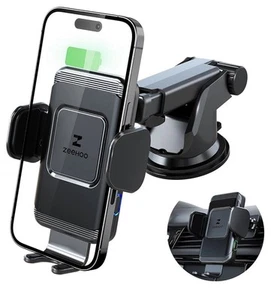 ZeeHoo ZeeHoo Wireless Car Charger, 15w Fast Charging, Auto Clamping Car Phone - Zdjęcie 1 z 6