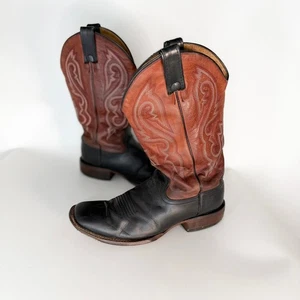 Cody James 12" Leather Western Cowboy Boots Wine Brown BCJFA23L1 Men 9 - Picture 1 of 12