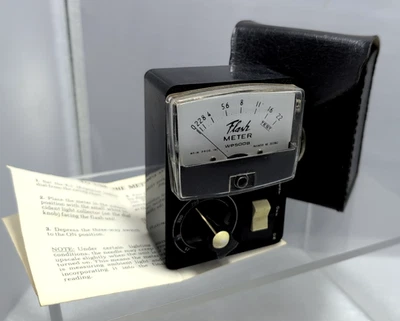 Medidor de flash Wein WP500B con estuche de cuero e instrucciones, funciona bien Foto 1 de 4