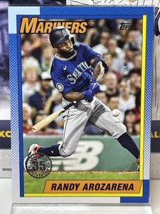 2025 TOPPS BASEBALL SERIES 1 - Randy Arozarena #T90-73 1990 35th Anniversary - Picture 1 of 2