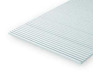 Revestimiento de coche de carga de estireno Evergreen escala N (espaciado = 0,5 mm; grosor = 0,5 mm) - Imagen 1 de 1